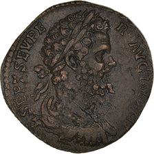 Coin, Septimius Severus, Sestertius, 194, Rome, EF(40-45), Bronze, RIC:677c