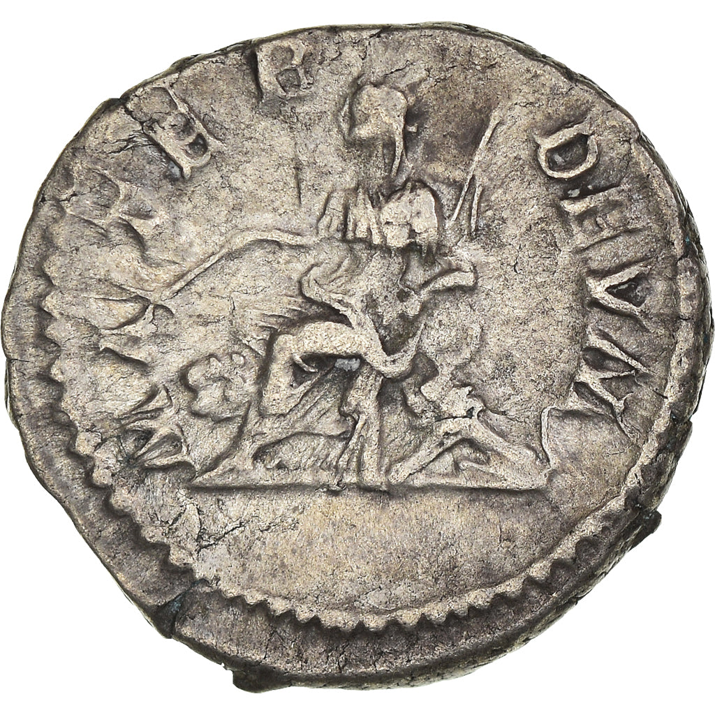 Coin, Julia Domna, Denarius, 198, Rome, AU(50-53), Silver, RIC:564