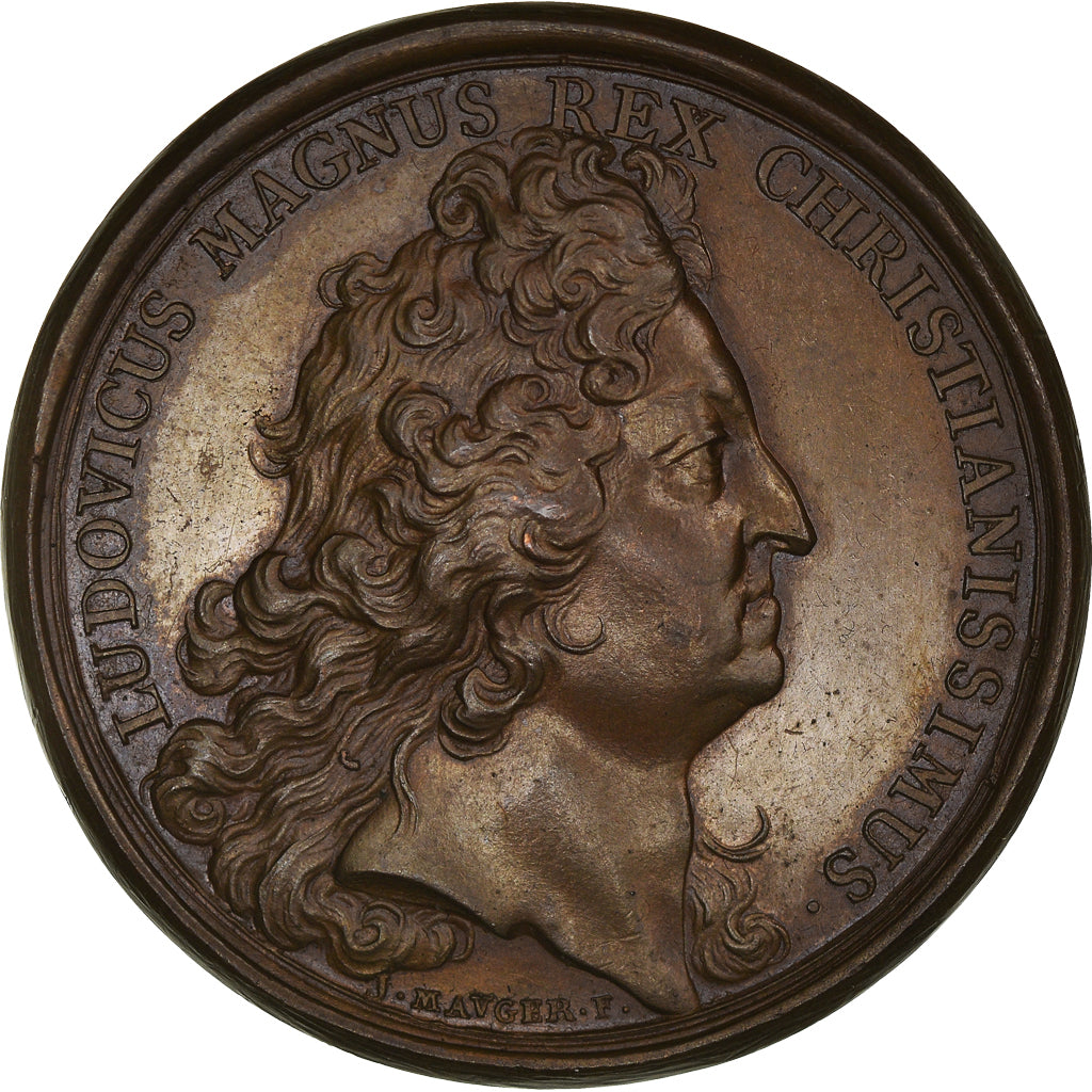 France, Médaille, Louis XIV, Mariage du duc de Bourgogne et de Marie-Adélaïde