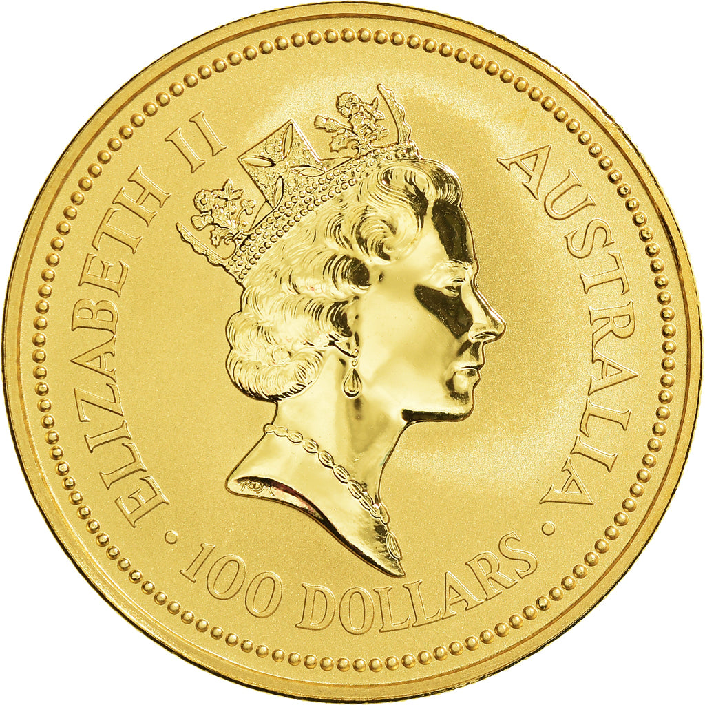 Coin, Australia, Elizabeth II, 100 Dollars, 1993, Proof, MS(65-70), Gold, KM:393