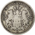 German States, 2 Mark, 1876, Hambourg, KM #604, VF(20-25), Silver, 10.81