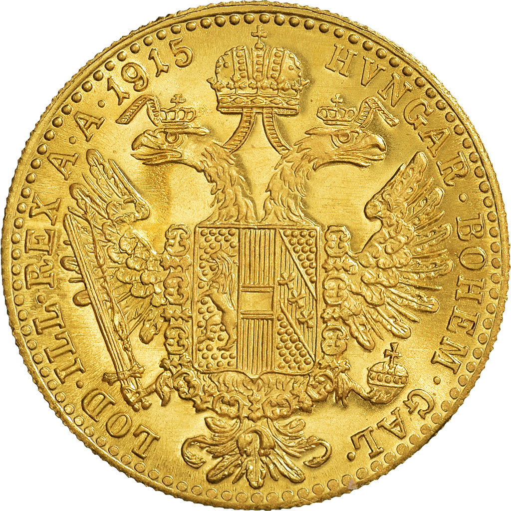 Monnaie, Autriche, Franz Joseph I, Ducat, 1915, Refrappe, FDC, Or, KM:2267