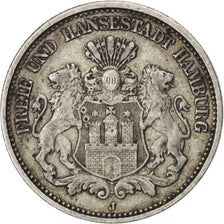 Coin, German States, HAMBURG, 2 Mark, 1907, Hamburg, EF(40-45), Silver, KM:612