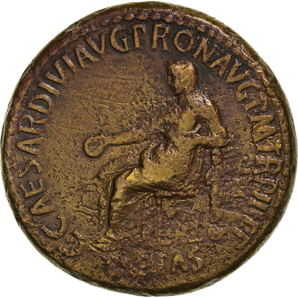 Moneda, Caligula, Sestercio, 40-41, Rome, BC+, Bronce, RIC:51