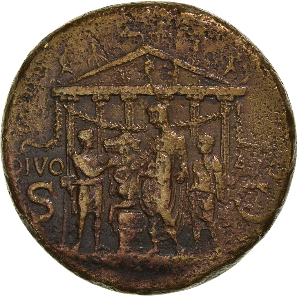 Moneda, Caligula, Sestercio, 40-41, Rome, BC+, Bronce, RIC:51