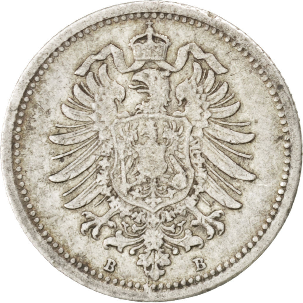 Coin, GERMANY - EMPIRE, Wilhelm I, 20 Pfennig, 1874, Hannover, EF(40-45)