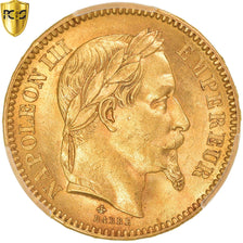 Monnaie, France, Napoleon III, 20 Francs, 1864, Paris, PCGS, MS63+, SPL, Or