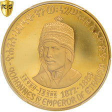 Moeda, Etiópia, Haile Selassie, Emperor Yohannes IV, 50 Dollars, 1972, Proof