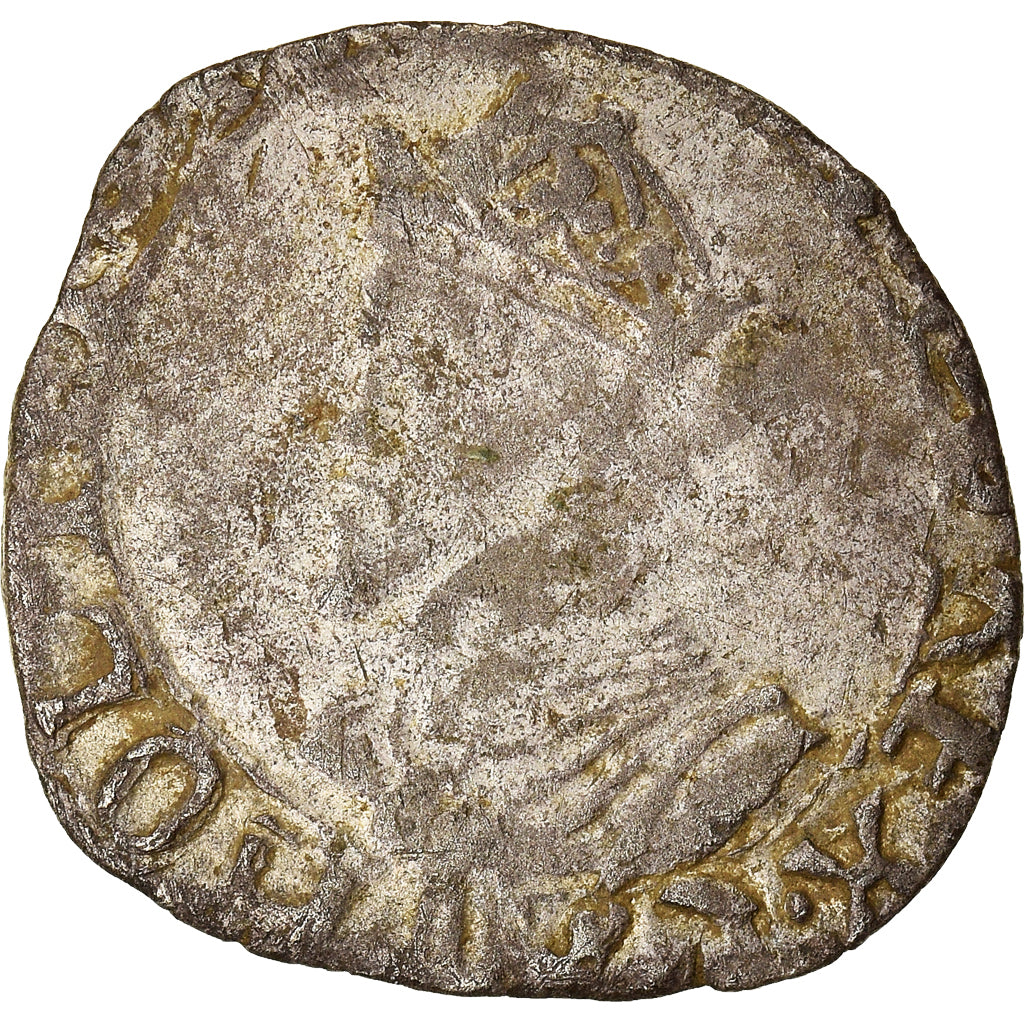 Coin, Spain, Franche-Comté, Philip II, Carolus, 1595, Dole, VF(30-35), Billon