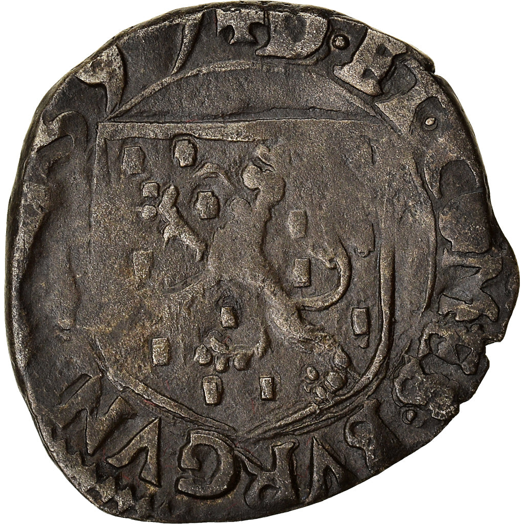 Münze, Spanien, Franche-Comté, Philip II, Carolus, 1597, Dole, S+, Billon