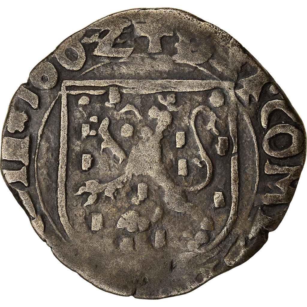 Monnaie, Espagne, Franche-Comté, Philippe II, Carolus, 1602, Dole, Rare, TB