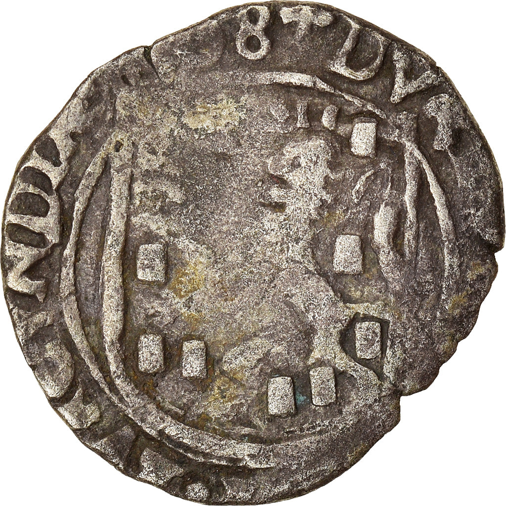Coin, Spain, Franche-Comté, Albert & Isabella, Carolus, 1608, Dole, F(12-15)