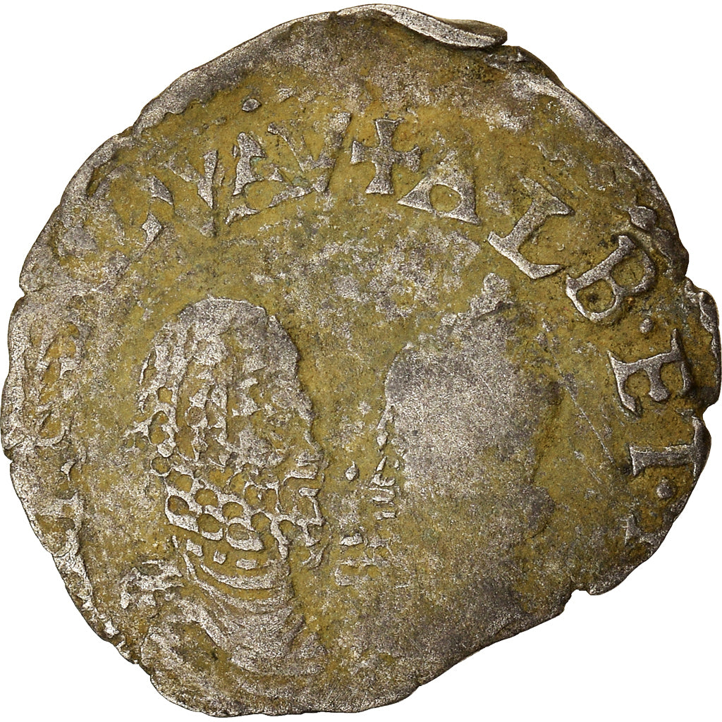 Moneta, Hiszpania, Franche-Comté, Albert & Isabella, Carolus, 1615, Dole