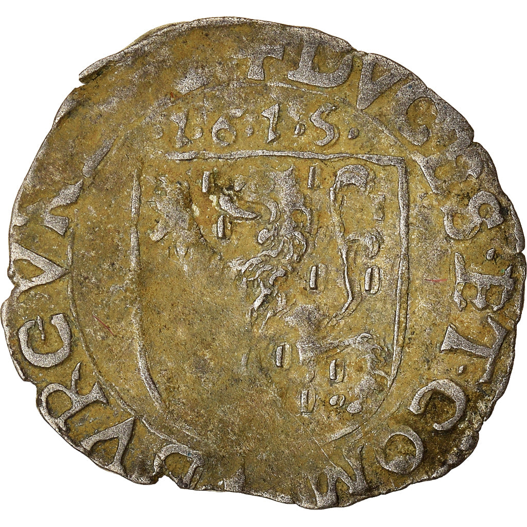 Moneta, Hiszpania, Franche-Comté, Albert & Isabella, Carolus, 1615, Dole