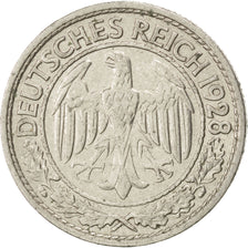 Münze, Deutschland, Weimarer Republik, 50 Reichspfennig, 1928, Berlin, SS