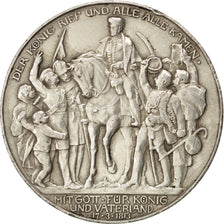 German States, 3 Mark, 1913, KM #534, EF(40-45), Silver, 33, 16.67