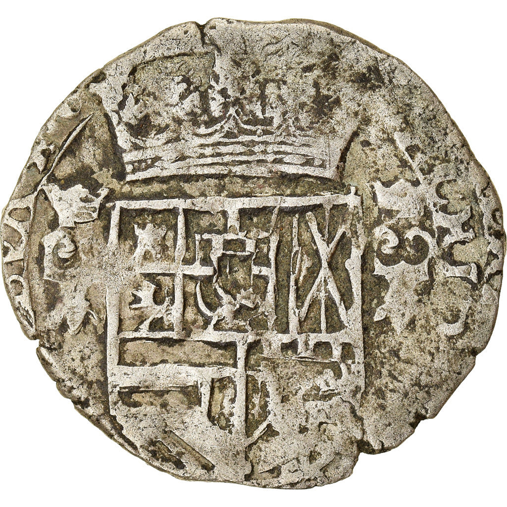 Coin, Spain, Franche-Comté, Philip IV, 1/32 Patagon, 1622, Dole, VF(30-35)