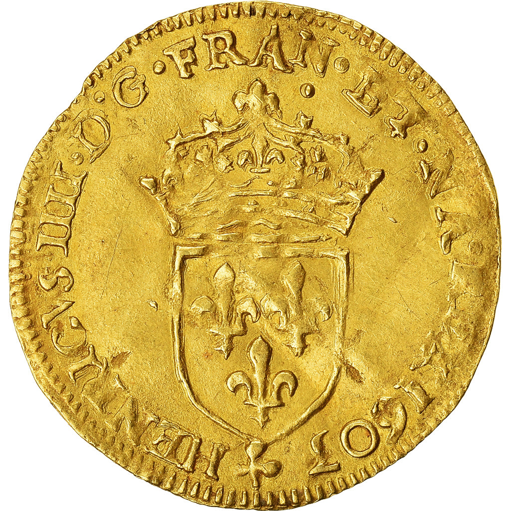 Münze, Frankreich, Henri IV, 1/2 ECU D'or, 1603, Paris, 