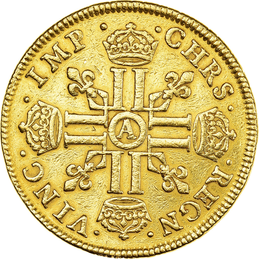 Monnaie, France, Louis XIII, 40 Livres dit 4 Louis d'or, 1640, Paris