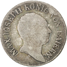 GERMAN STATES, 6 Kreuzer, 1810, KM #686, F(12-15), Silver, 2.62