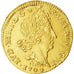 Moeda, França, Louis XIV, 1/2 Louis d'or aux insignes, 1/2 Louis d'or, 1704