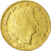 Coin, France, Louis XIV, Louis d'or aux 4 L, Louis d'Or, 1696, La Rochelle