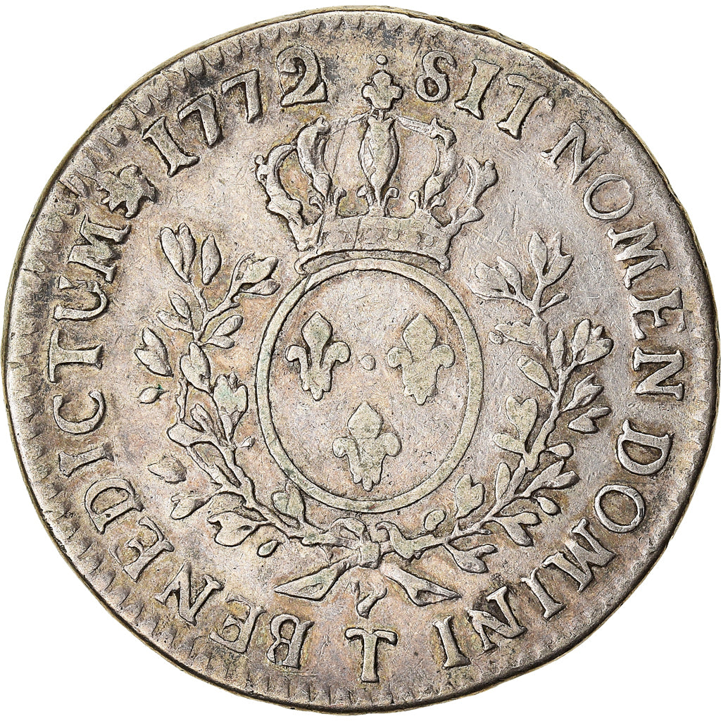 Coin, France, Louis XV, 1/2 Écu à la vieille tête, 1/2 ECU, 44 Sols, 1772