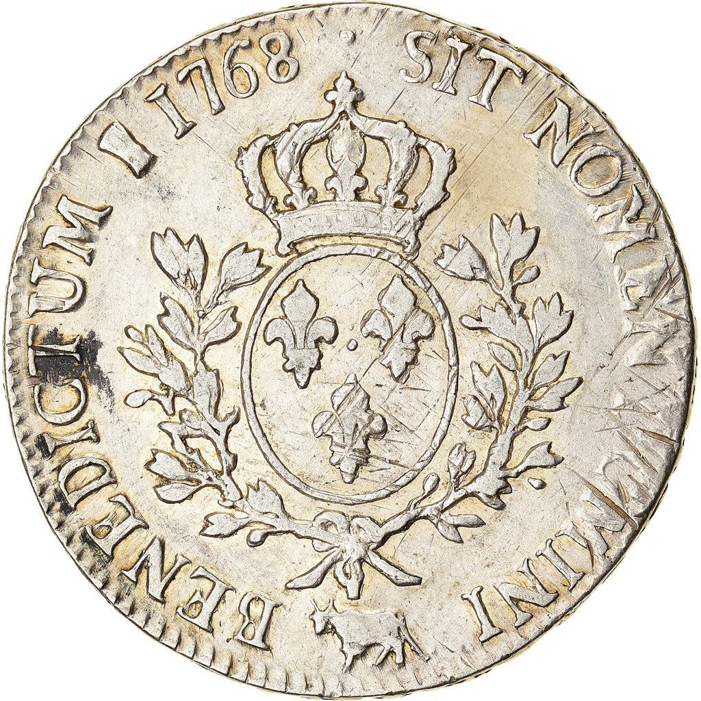 Münze, Frankreich, Louis XV, Écu de Béarn au bandeau, Ecu, 1768, Pau