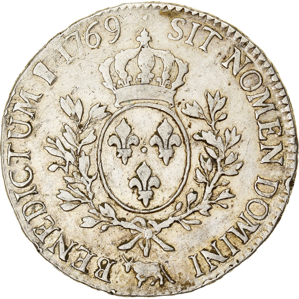Monnaie, France, Louis XV, Écu de Béarn au bandeau, Ecu, 1769, Pau