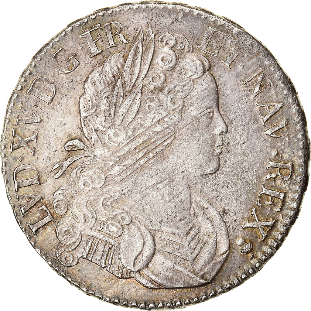 Münze, Frankreich, Louis XV, Écu de France-Navarre, Ecu, 1718, Reims