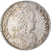 Moeda, França, Louis XIV, 1/4 Écu à la mèche longue, 1/4 Ecu, 1647, Paris