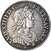 Coin, France, Louis XIV, 1/12 Écu à la mèche courte, 1/12 ECU, 10 Sols, 1644