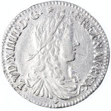 Monnaie, France, Louis XIV, 1/12 Écu au buste juvénile, 1/12 ECU, 10 Sols
