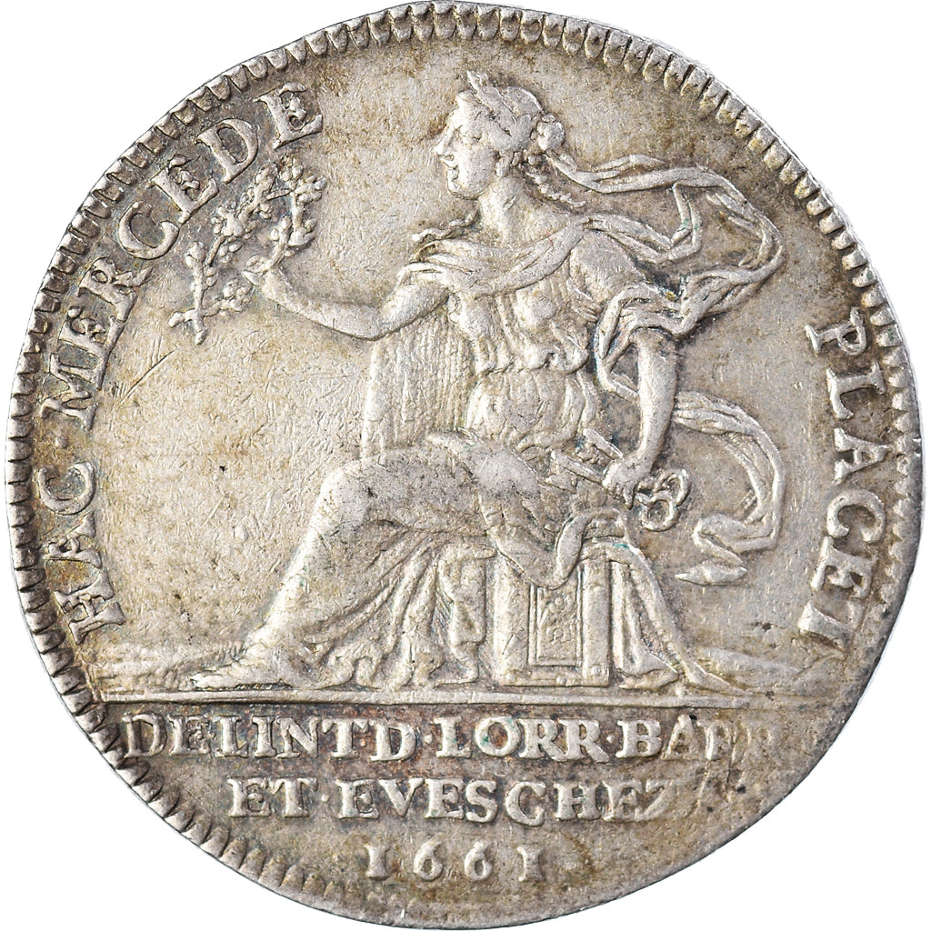 Francia, Token, Royal, Louis XIV, Intendances de Lorraine, de Bar & des