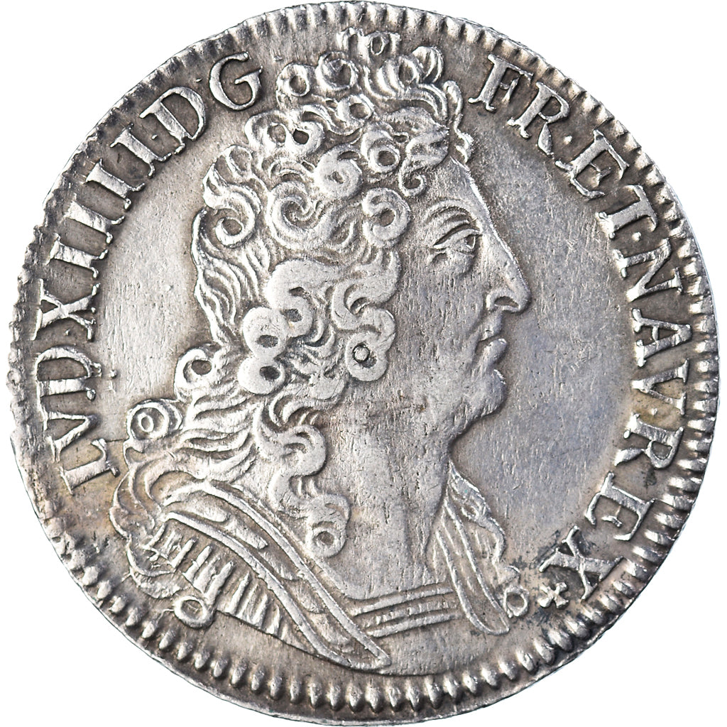 Münze, Frankreich, Louis XIV, 1/4 Écu aux 3 couronnes, 1/4 Ecu, 1712, Paris