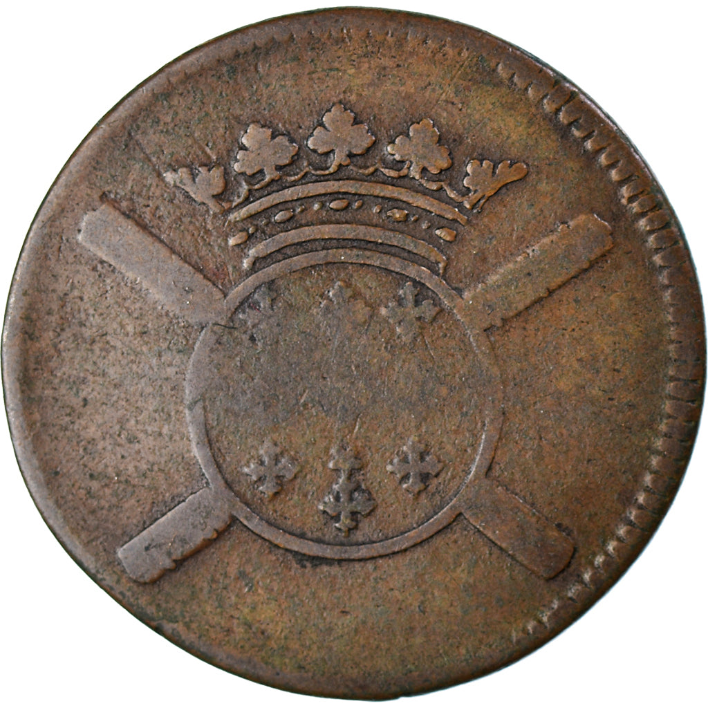 Coin, France, Louis XIV, Siège de Lille, 10 Sols, 1708, Lille, 