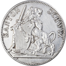 Moeda, Suíça, 5 Francs, 1867, AU(55-58), Prata, KM:S9