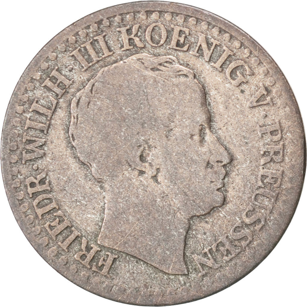 Coin, German States, PRUSSIA, Friedrich Wilhelm III, Groschen, 1826, Aurich