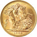 Coin, Great Britain, Elizabeth II, Sovereign, 1958, MS(64), Gold, KM:908