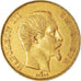 Moneta, Francja, Napoleon III, 50 Francs, 1855, Paris, EF(40-45), Złoto