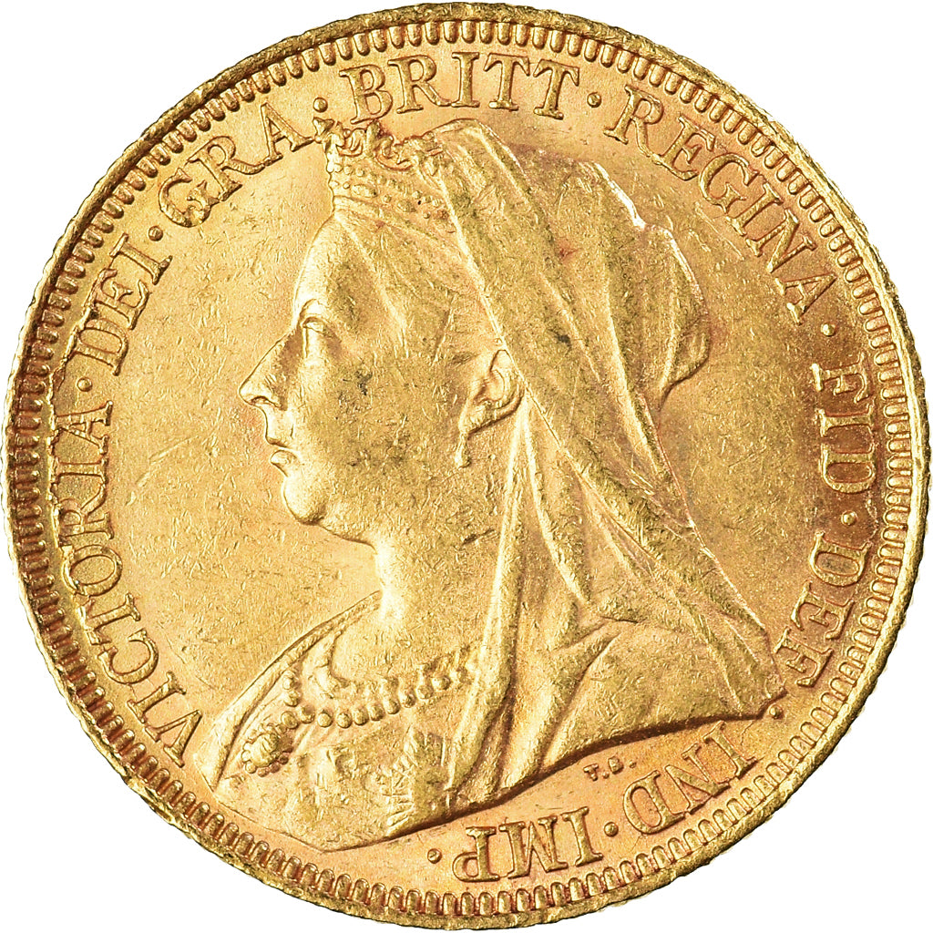 Moneta, Australia, Victoria, Sovereign, 1895, Sydney, SPL-, Oro, KM:13
