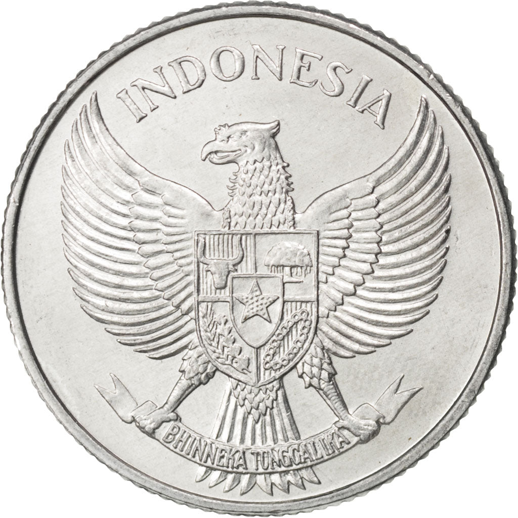 INDONESIA, 25 Sen, 1955, KM #11, MS(63), Aluminum, 2.19