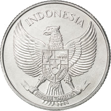 INDONESIA, 25 Sen, 1955, KM #11, MS(63), Aluminum, 2.19