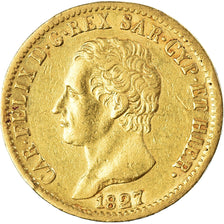 Münze, Italien Staaten, SARDINIA, Carlo Felice, 20 Lire, 1827, Torino, SS+