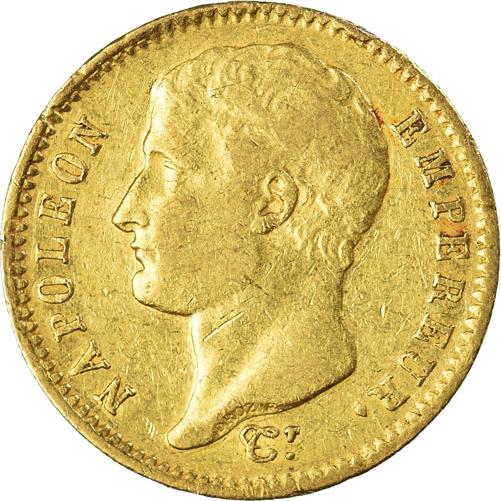 Coin, France, Napoléon I, 20 Francs, 1807, Paris, VF(30-35), Gold, KM:A687.1