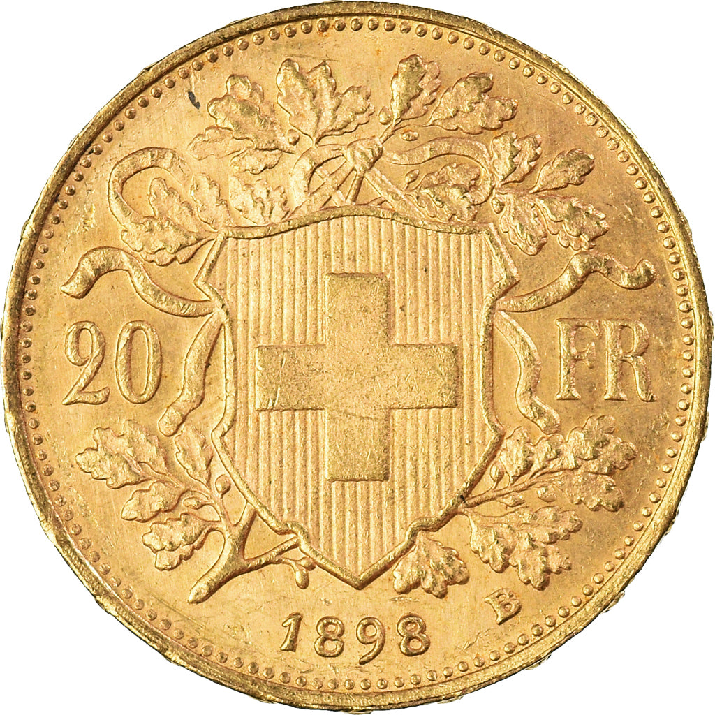 Monnaie, Suisse, 20 Francs, 1898, Bern, SUP, Or, KM:35.1