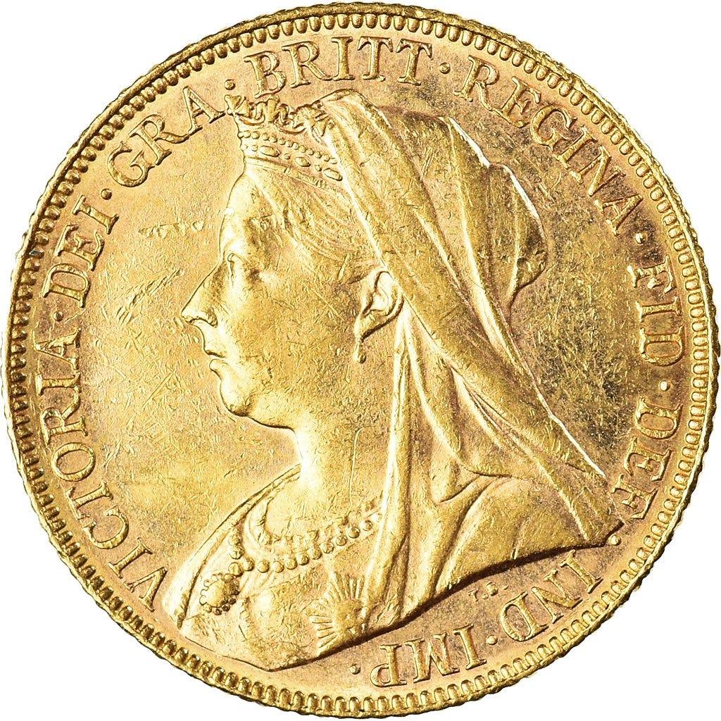 Coin, Australia, Victoria, Sovereign, 1898, Melbourne, AU(55-58), Gold, KM:13