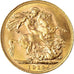 Coin, Australia, George V, Sovereign, 1919, Perth, MS(60-62), Gold, KM:29