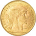 Coin, France, Marianne, 10 Francs, 1908, Paris, AU(50-53), Gold, KM:846