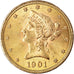Coin, United States, Coronet Head, $10, Eagle, 1901, Philadelphia, MS(60-62)